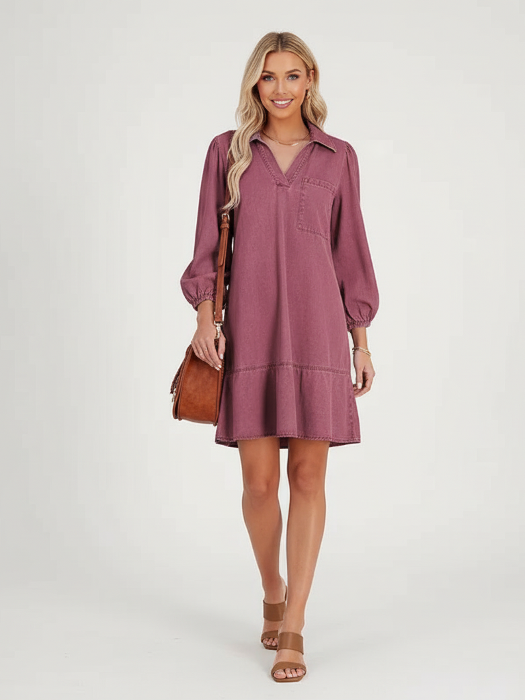 Women's Denim Midi Skirt - Classic Style, Versatile Casual Wear, Perfect for Everyday Outfits