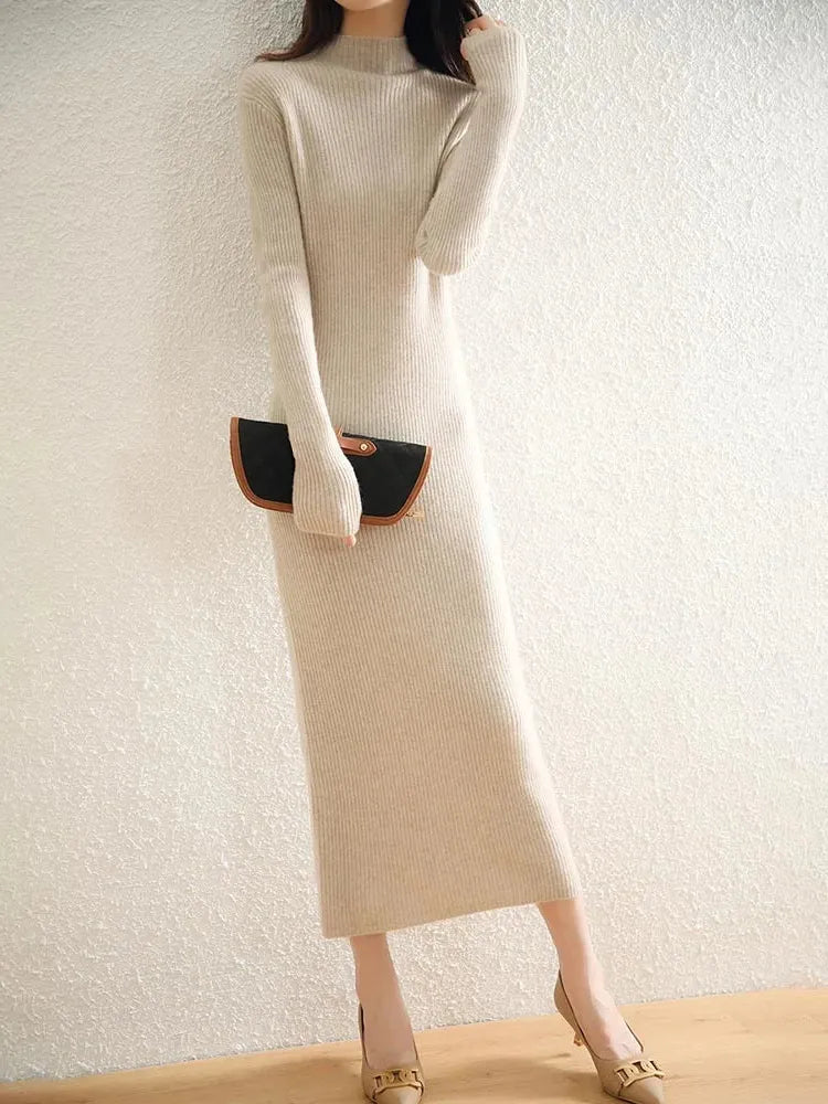 Wool Dress for Women | Classic Style | Warm and Comfortable | Perfect for Casual or Formal Occasions