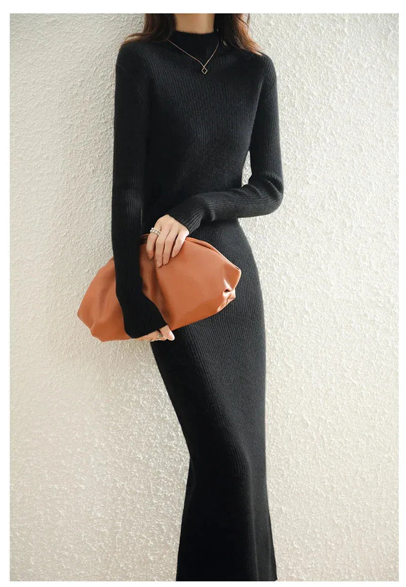 Wool Dress for Women | Classic Style | Warm and Comfortable | Perfect for Casual or Formal Occasions