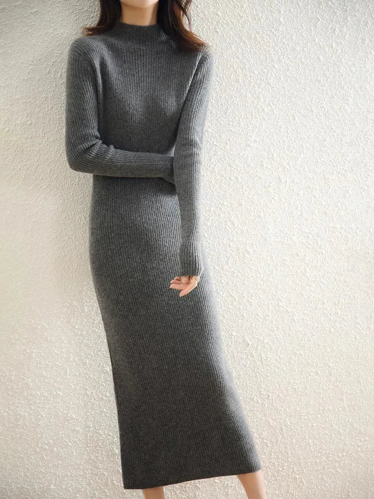 Wool Dress for Women | Classic Style | Warm and Comfortable | Perfect for Casual or Formal Occasions