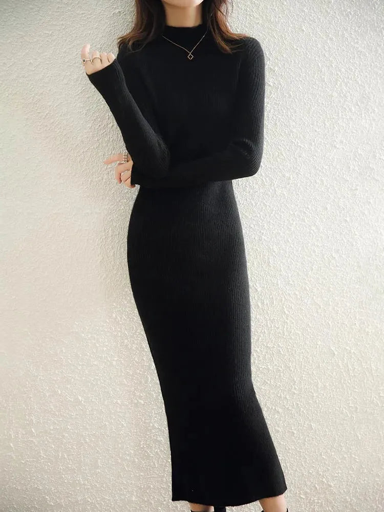 Wool Dress for Women | Classic Style | Warm and Comfortable | Perfect for Casual or Formal Occasions