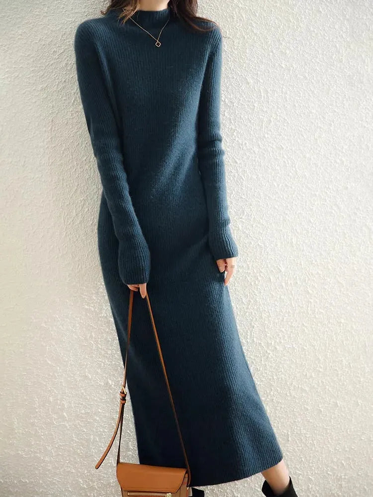 Wool Dress for Women | Classic Style | Warm and Comfortable | Perfect for Casual or Formal Occasions